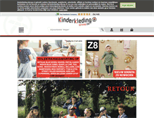 Tablet Screenshot of kinderkleding-tekoop.be