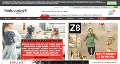 Desktop Screenshot of kinderkleding-tekoop.nl