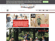 Tablet Screenshot of kinderkleding-tekoop.nl